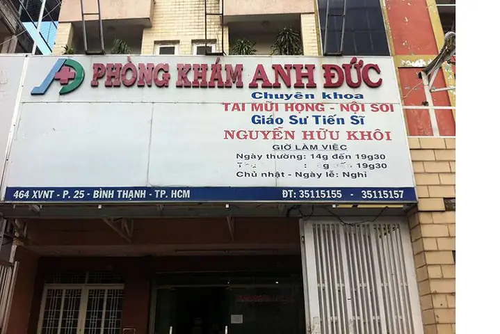 Phòng Khám Tai Mũi Họng Ở Bình Thạnh