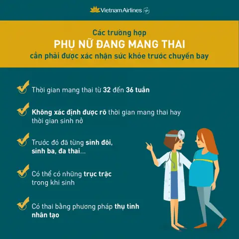 Phụ Nữ Mang Thai Có Được Đi Máy Bay Không