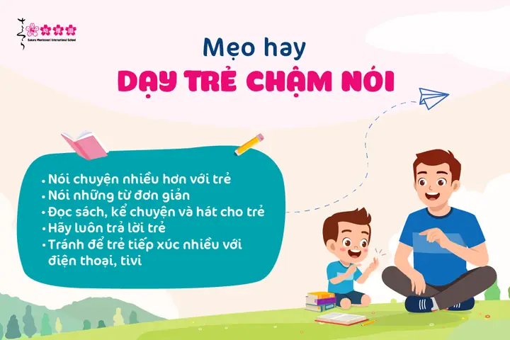 Phương Pháp Dạy Bé Chậm Nói
