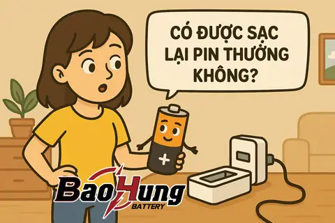 Pin Thường Có Sạc Được Không