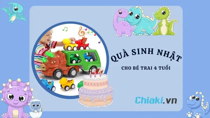 Quà Cho Bé Trai 4 Tuổi