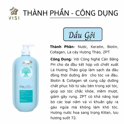 Review Dầu Gội Biotin & Collagen