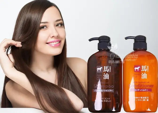Review Dầu Gội Xả Mỡ Ngựa Nhật Bản