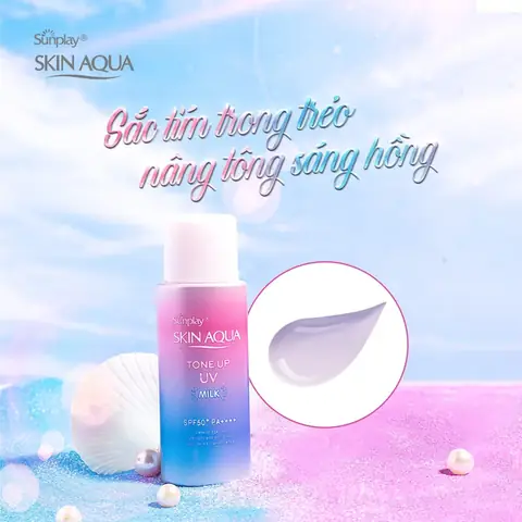 Review Kem Chống Nắng Sunplay Skin Aqua Tone Up