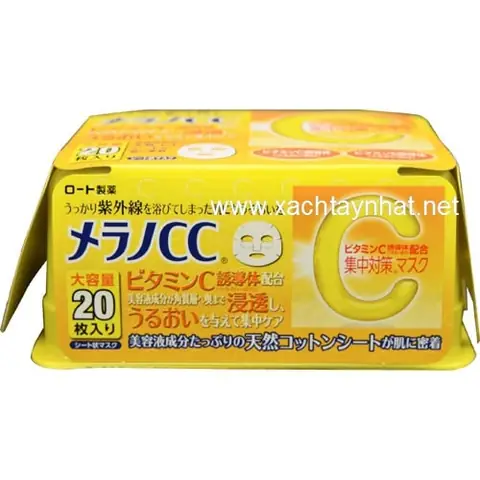 Review Mặt Nạ Vitamin C Melano