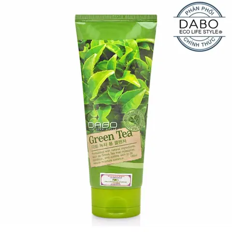Review Sữa Rửa Mặt Dabo Trà Xanh 3 In 1