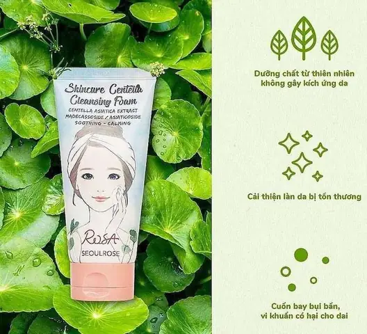 Review Sữa Rửa Mặt Rau Má Rosa
