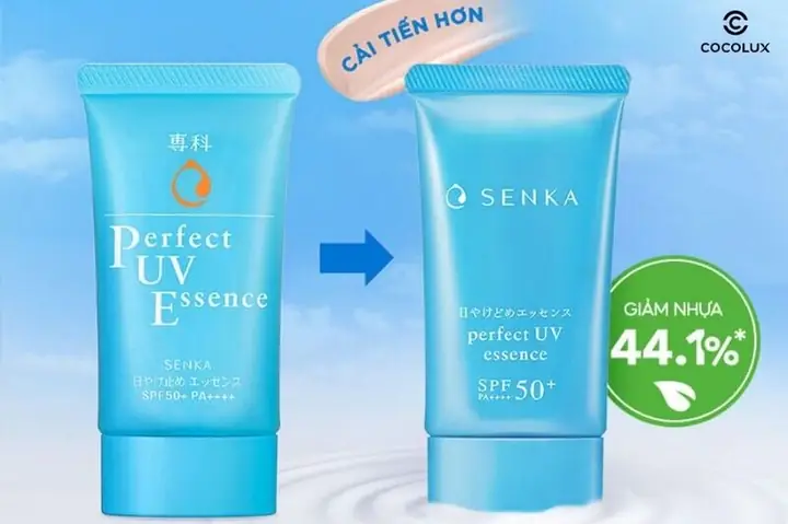 Review Tinh Chất Chống Nắng Senka Perfect Uv Essence 50g