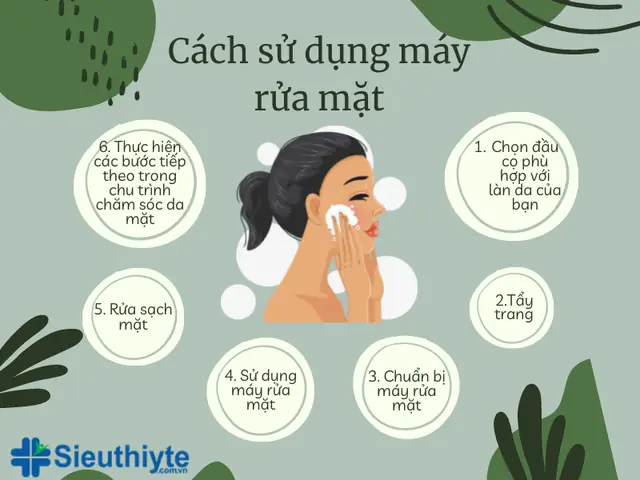 Rửa Mặt Bằng Máy Đúng Cách