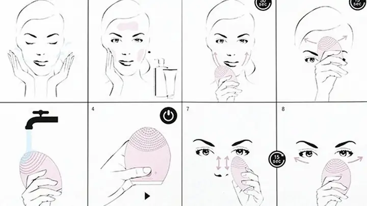 Rửa Mặt Bằng Máy Đúng Cách