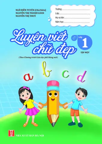 Sách Luyện Viết Chữ Đẹp Lớp 1