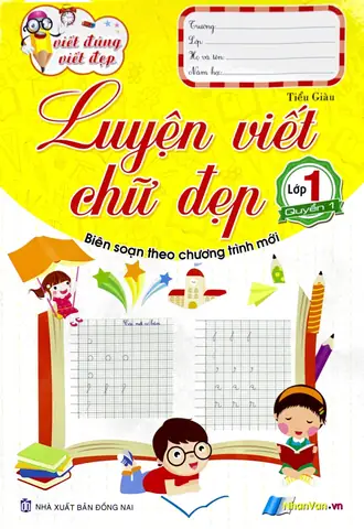Sách Luyện Viết Chữ Đẹp Lớp 1