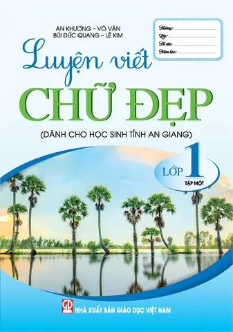Sách Luyện Viết Chữ Đẹp Lớp 1