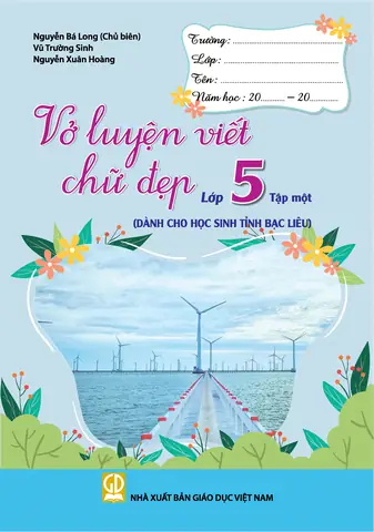 Sách Vở Tập Viết Chữ Đẹp Lớp 1