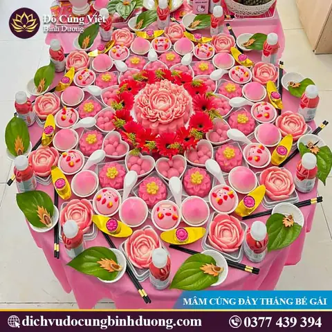 Sắm Đồ Cúng Mụ Cho Bé Gái