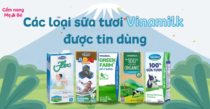 Sản Phẩm Sữa Nước Của Vinamilk