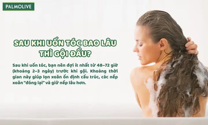 Sau Khi Uốn Tóc Bao Lâu Thì Được Gội Đầu