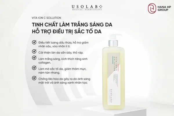 Serum Vitamin C Dùng Trong Lăn Kim