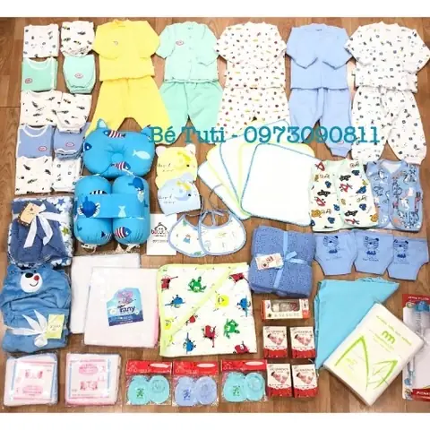 Set Đồ Sơ Sinh Bé Trai
