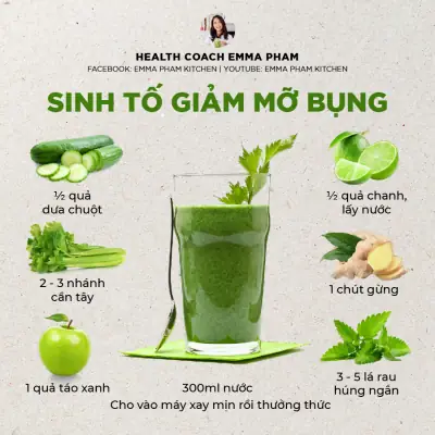 Sinh Tố Hoa Quả Giảm Cân