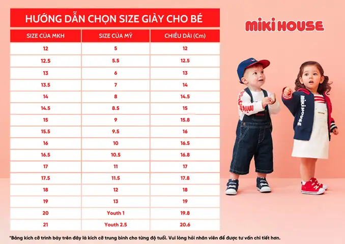 Size Giày Búp Bê Cho Bé