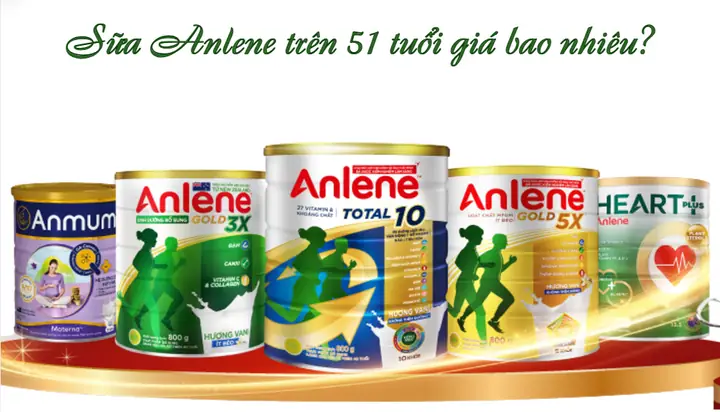 Sữa Anlene Từ 51 Tuổi Trở Lên Sữa Anlene Từ 51 Tuổi Trở Lên