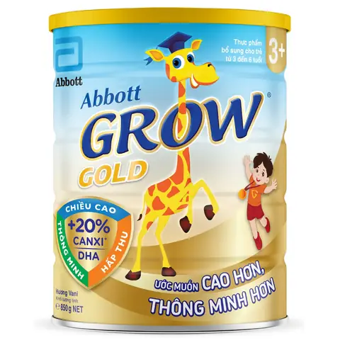Sữa Bột Abbott Grow Gold 3 Hương Vani 900g