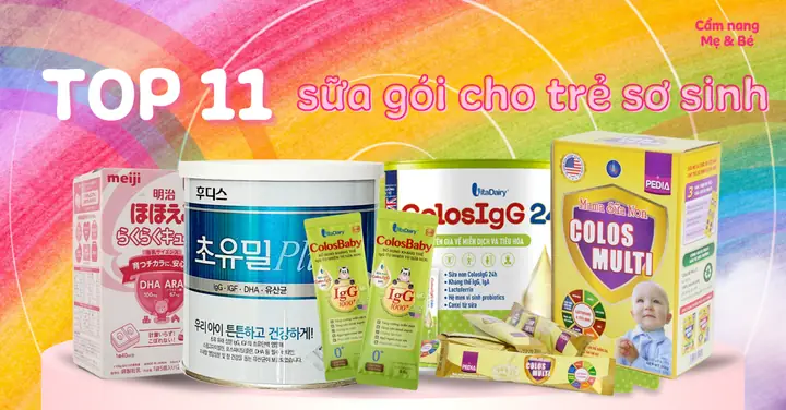Sữa Bột Dạng Gói Nhỏ Cho Trẻ Sơ Sinh