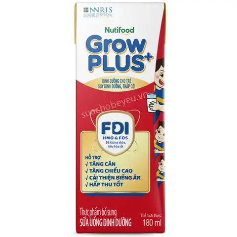 Sữa Bột Pha Sẵn Grow Plus Đỏ Sữa Bột Pha Sẵn Grow Plus Đỏ