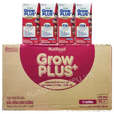 Sữa Bột Pha Sẵn Grow Plus Đỏ Sữa Bột Pha Sẵn Grow Plus Đỏ