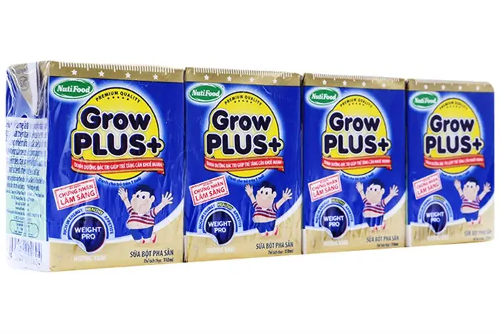 Sữa Bột Pha Sẵn Grow Plus Xanh