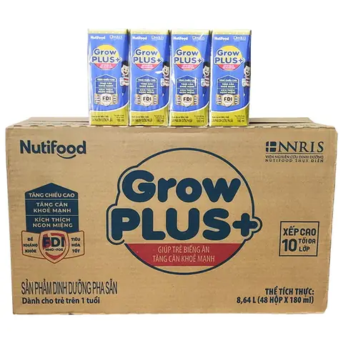 Sữa Bột Pha Sẵn Grow Plus Xanh