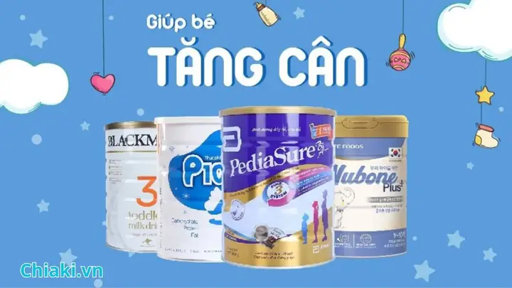 Sữa Cho Bé Trên 1 Tuổi Tăng Cân