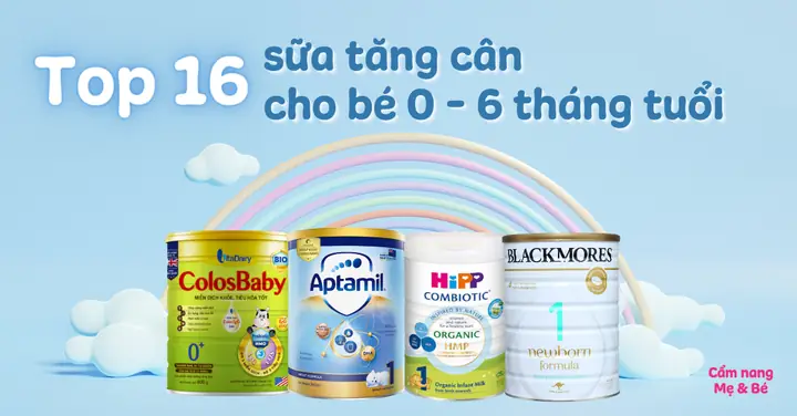 Sữa Cho Bé Từ 6 Tháng