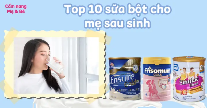 Sữa Cho Mẹ Sau Sinh Của Nhật