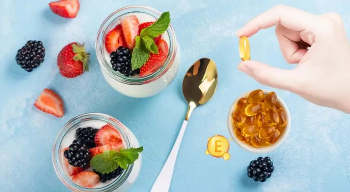 Sữa Chua Không Đường Và Vitamin E
