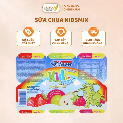 Sữa Chua Mix Trái Cây Cho Bé