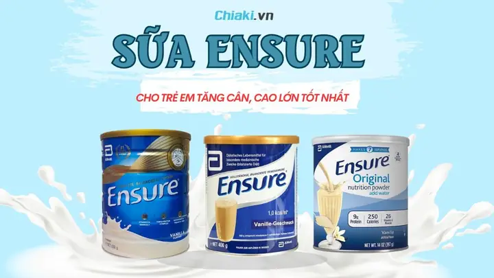 Sữa Ensure Có Dành Cho Trẻ Em