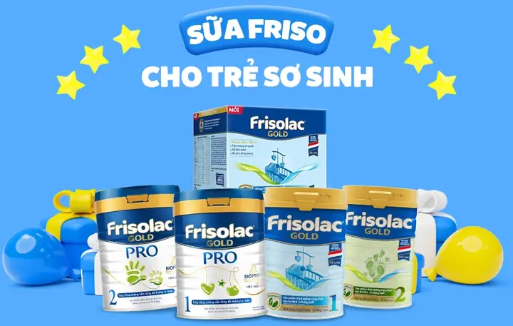 Sữa Friso Cho Trẻ Sơ Sinh