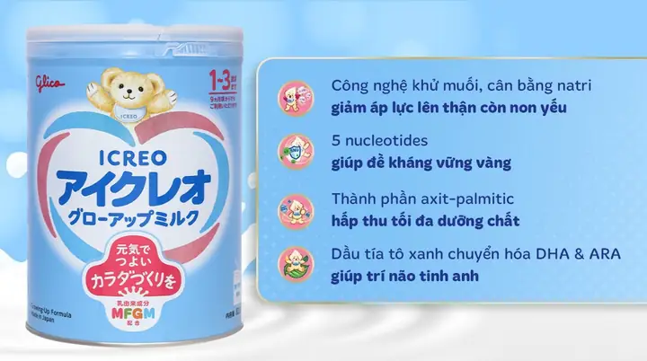 Sữa Glico Có Tăng Cân Tốt Không