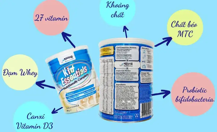 Sữa Kid Essentials 800g Cách Pha