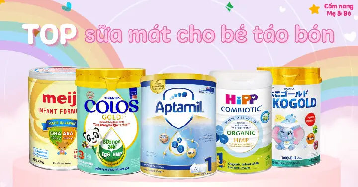 Sữa Nào Mát Cho Be Táo Bón