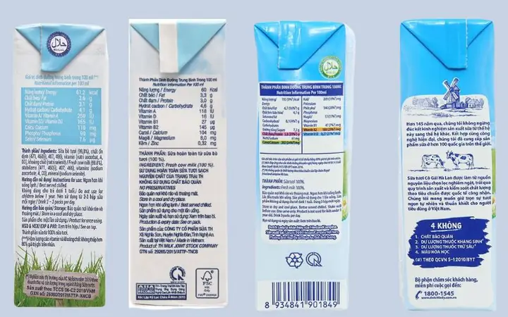Sữa Nguyên Kem Không Đường Giảm Cân