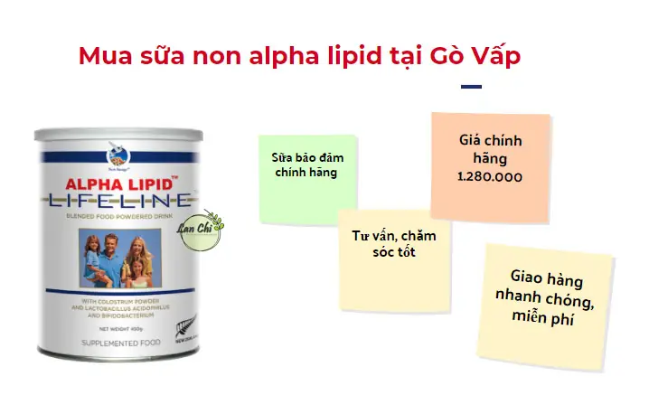 Sữa Non Alpha Lipid Mua Ở Đâu Tphcm