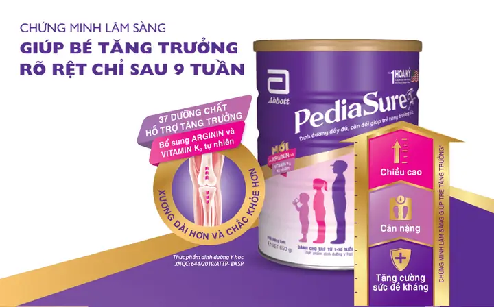 Sữa Pediasure Có Tăng Cân Không