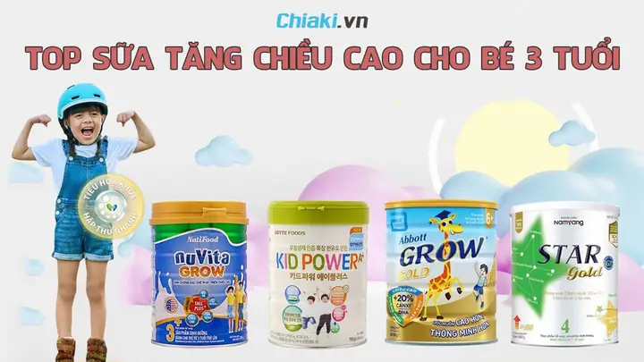 Sữa Phát Triển Chiều Cao Cho Bé 5 Tuổi