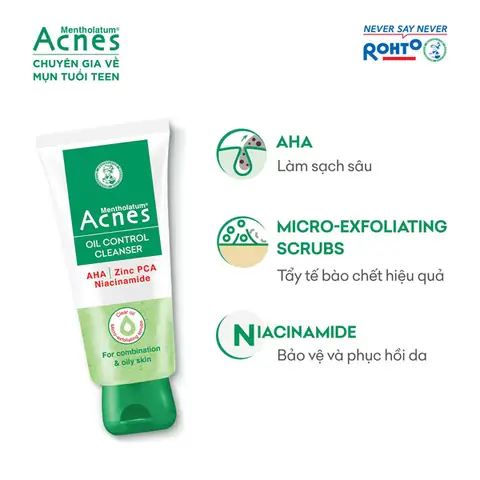 Sữa Rửa Mặt Acnes Oil Control Cleanser
