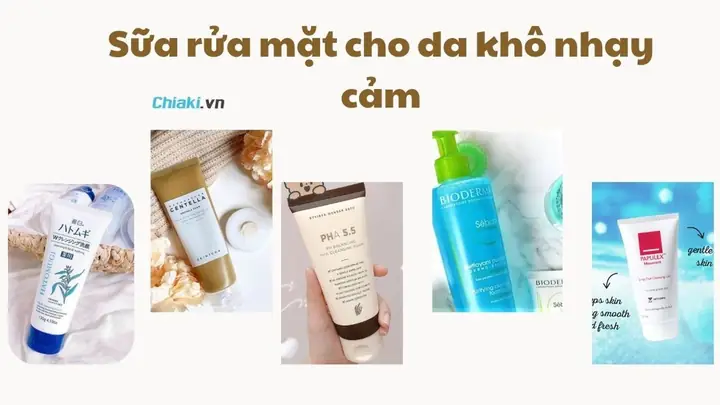 Sữa Rửa Mặt Dành Cho Da Khô Nhạy Cảm