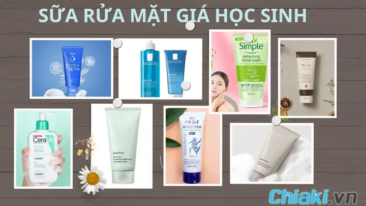 Sữa Rửa Mặt Giá Rẻ Cho Da Dầu