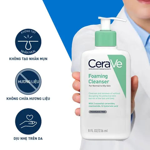 Sữa Rửa Mặt Không Bọt Cho Da Dầu Mụn